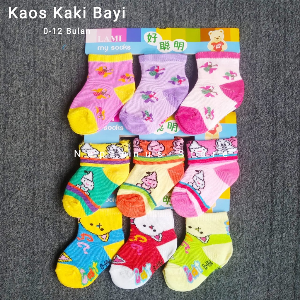 Kaos Kaki Bayi isi 3 Pasang SNI PROMO MURAH