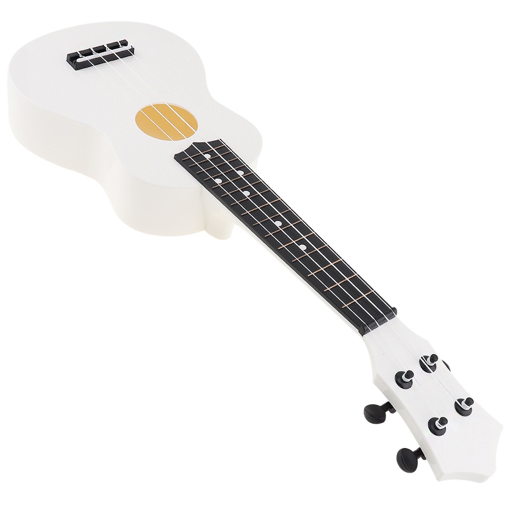 Gitar Ukulele Soprano Hawaii 4 Senar Ukuran 21 Inci Dengan Pick Untuk Anak / Pemula