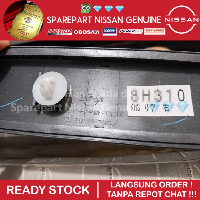 List Pintu BELAKANG Xtrail T30 Side Body Moulding Door 100% ORI NISSAN