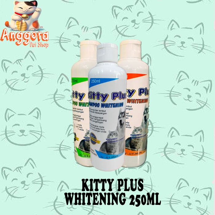 Shampoo Whitening untuk Kucing dan Anjing - KITTY PLUS