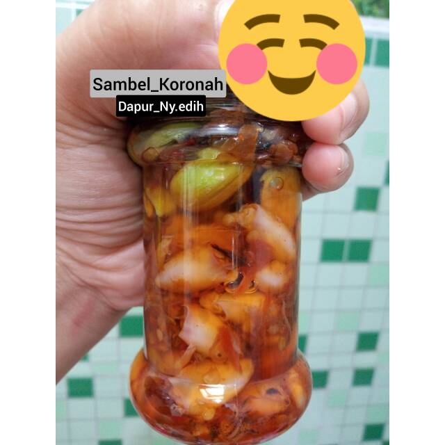 

Sambal KORONAH, jeletot mantap untuk lauk makan