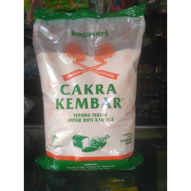 

Tepung Terigu Cakra Kembar Kemasan 1kg | Tepung Cakra