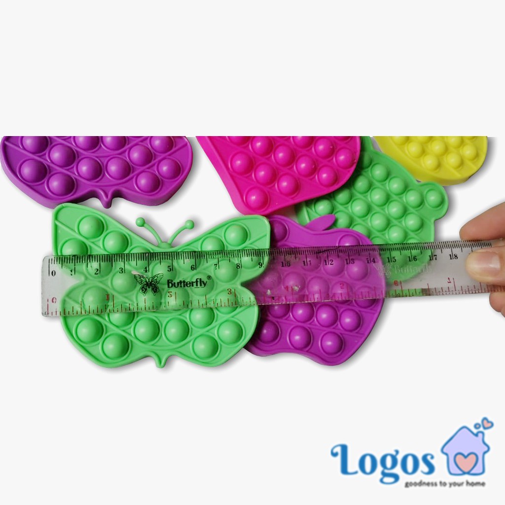 Pop It MINI Fidget Toy Silicone Push Bubble Mainan Sensory anak Montessori-1