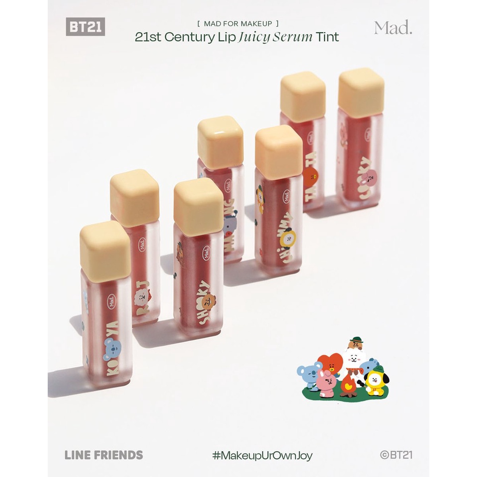 BTS Mad Lip Tint BT21 Chimmy Downy Cup Tiny Tan Namjoon