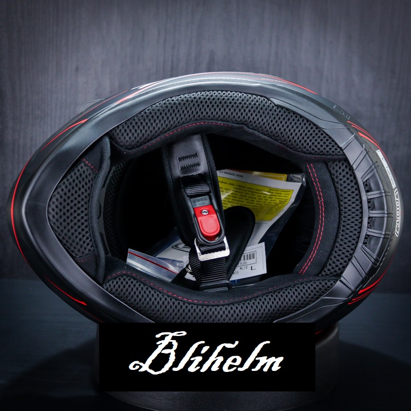HELM ZEUS ZS 811 BLACK DOFF AL12 BLACK RED | ZS-811 FULL FACE HELMET | ZS811 FREE DARK VISOR-5