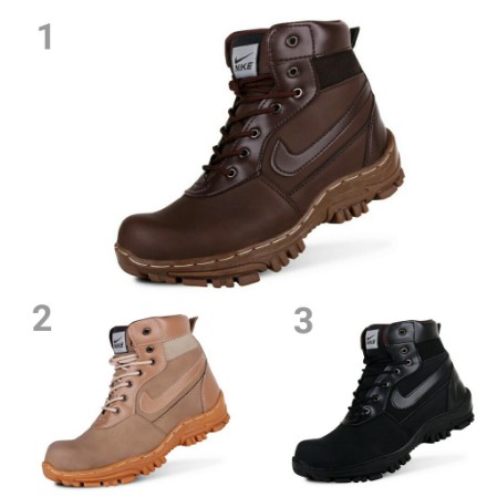 SEPATU PRIA SAFETY BOOTS MERK NIKE SEPATU KERJA PROYEK-TRAVELING-HIKING ORIGINAL