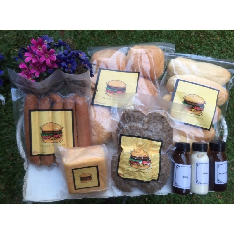 

Paket komplit super hemat #burgeralaresto