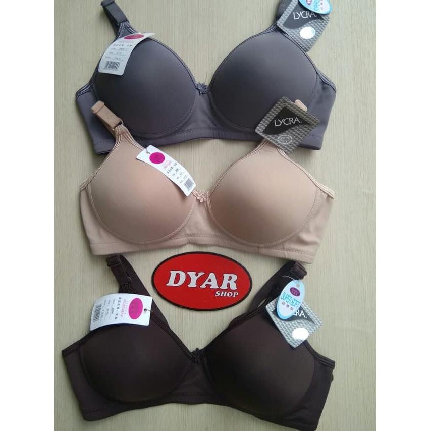BH SCALEN 2808 | Bra busa tanpa kawat | BH cup sedang bahan polyester