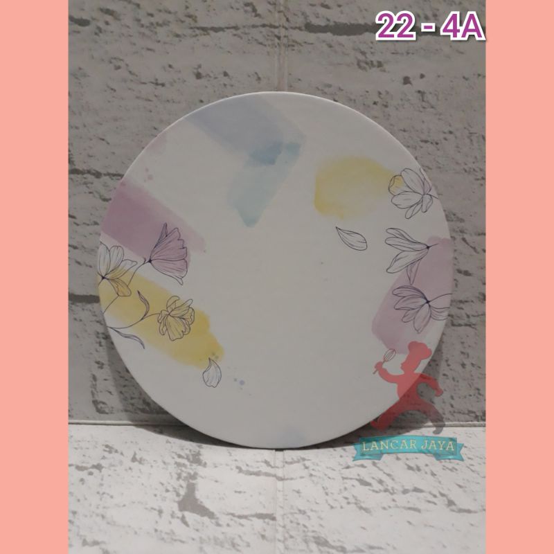 tatakan kue/alas kue / tatakan kue bulat /alas kue tart /tatakan kue tart ukuran 22