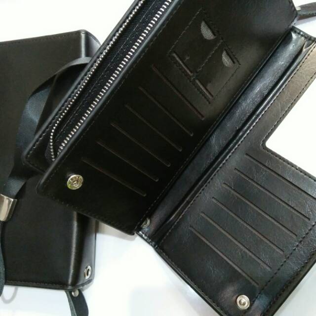 Dompet panjang res dan lipat handbag import kulit