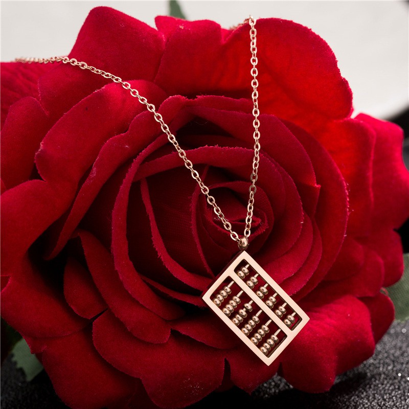 [New] Kalung stainless steel titanium mini korea hadiah wanita cewek KK106 sempoa