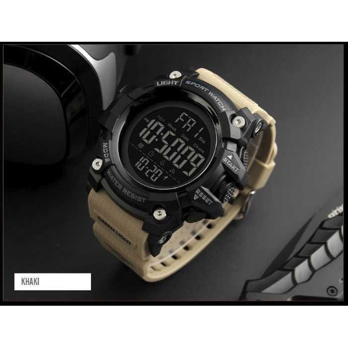 SKMEI Jam Tangan Sporty Digital Pria - 1384 [Khaki]