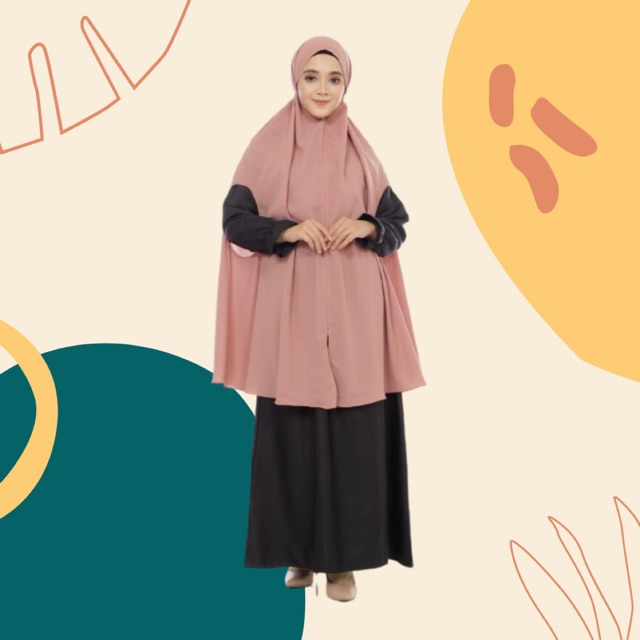 hijab bergo / jilbab bergo jumbo / hijab tangan