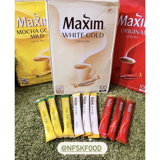 Jual [1 SACHET] MAXIM KOREAN COFFEE MAXIM GOLD COFFEE MAXIM