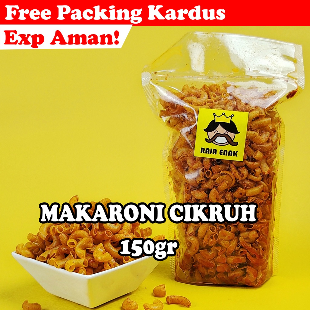 

MAKARONI PEDAS CIKRUH 150gr | MAKRONI URIL PIPA KERITING BANTAT CAMILAN CEMILAN SNACK KILOAN RAJA ENAK RAJAENAKewo pedas daun jeruk