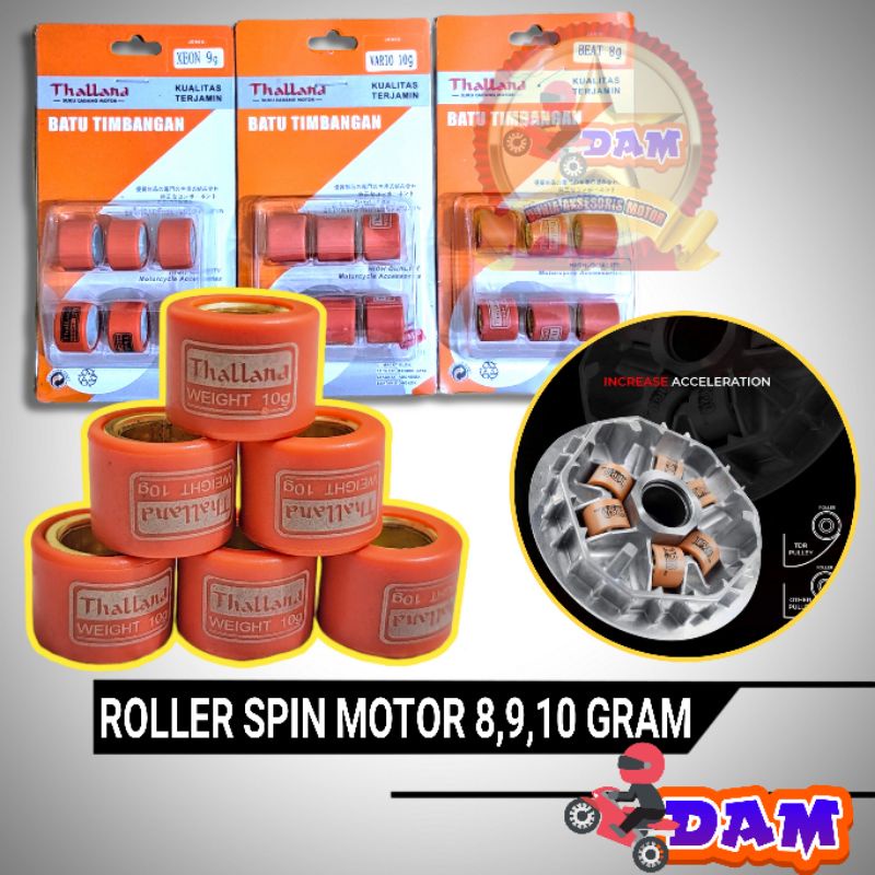 Roller Roler 8, 9, 10 Gram vario, beat Scoopy, mio, nmax aerox, Lexi, xeon, x rider, spacy, karbu, s