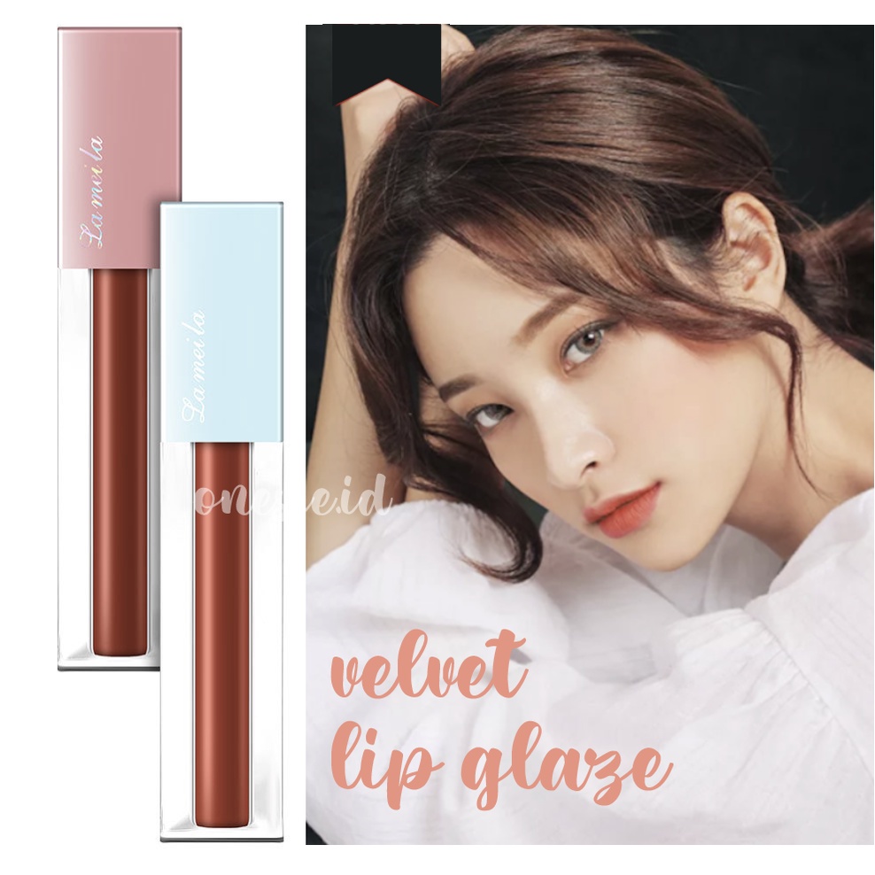 LAMEILA Velvet Lip Glaze Lipstik Pelembab Cair Lipstik LA061