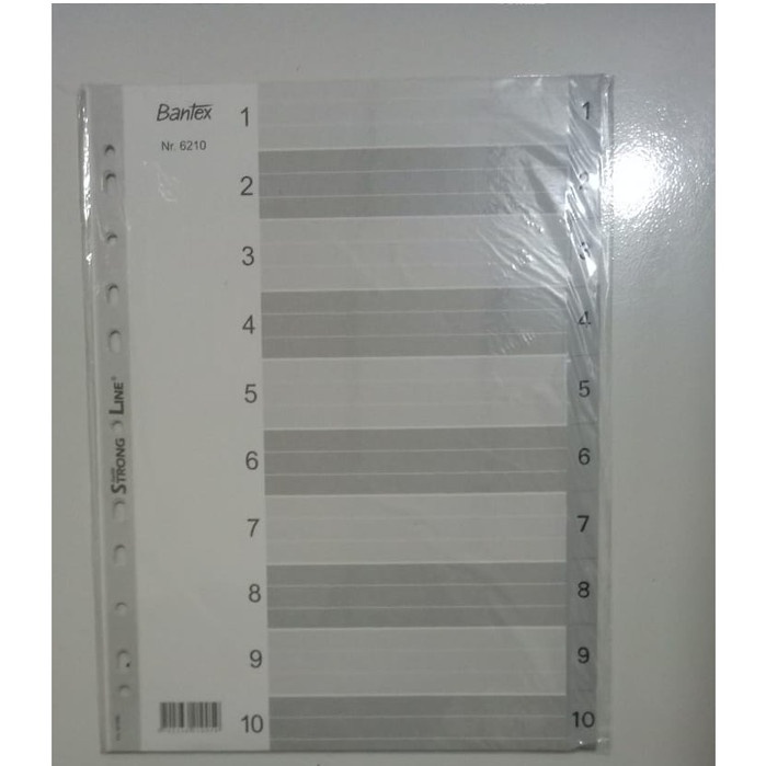 

Eklusif Strong Line Index A4 Sixe 10 Pages (1-10 Index) 6210 Limited