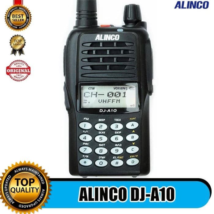 HT ALINCO DJ-A10 SINGLE BAND VHF - HANDY TALKY ALINCO DJ A10