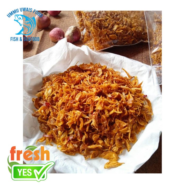 

Bawang Goreng Renyah / Garing / Gurih / Tanpa Pengawet / 100 Gram