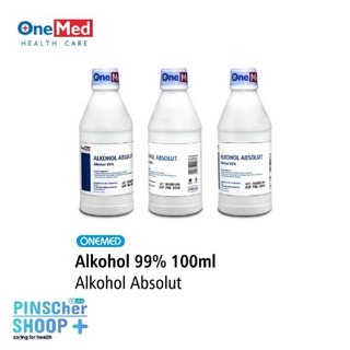 Alkohol 99% Absolute 100 Ml Antiseptik Onemed