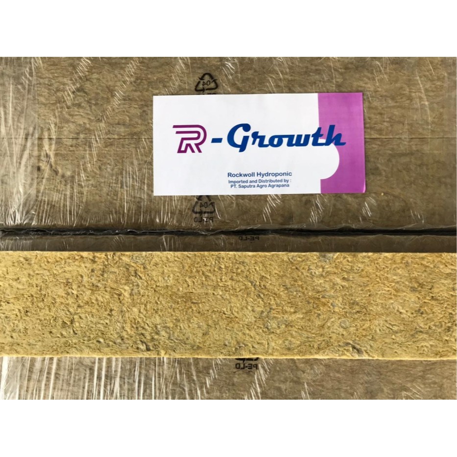 Rockwool CHEMICAL 25 cm R-Growth Media Tanam Hidroponik