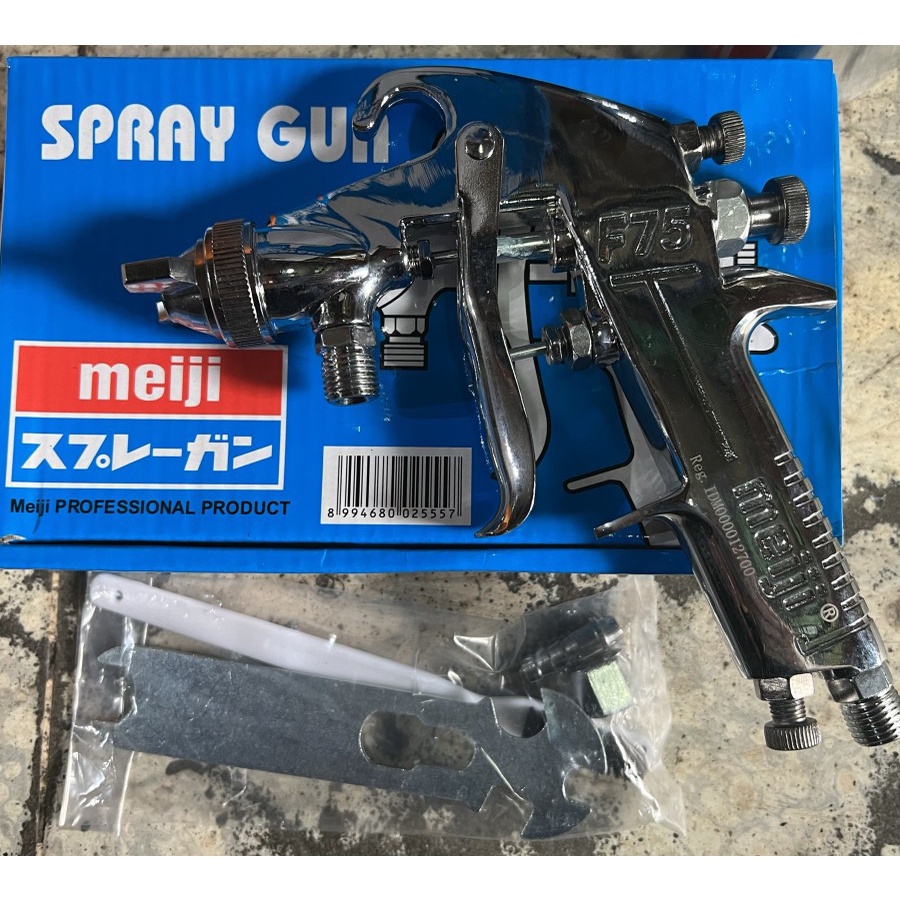 Meiji spray gun F75 tabung bawah