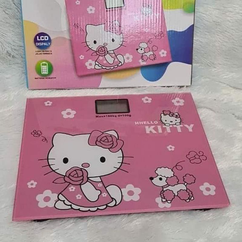 timbangan badan karakter GSF timbangan badan hello kitty doraemon hiu