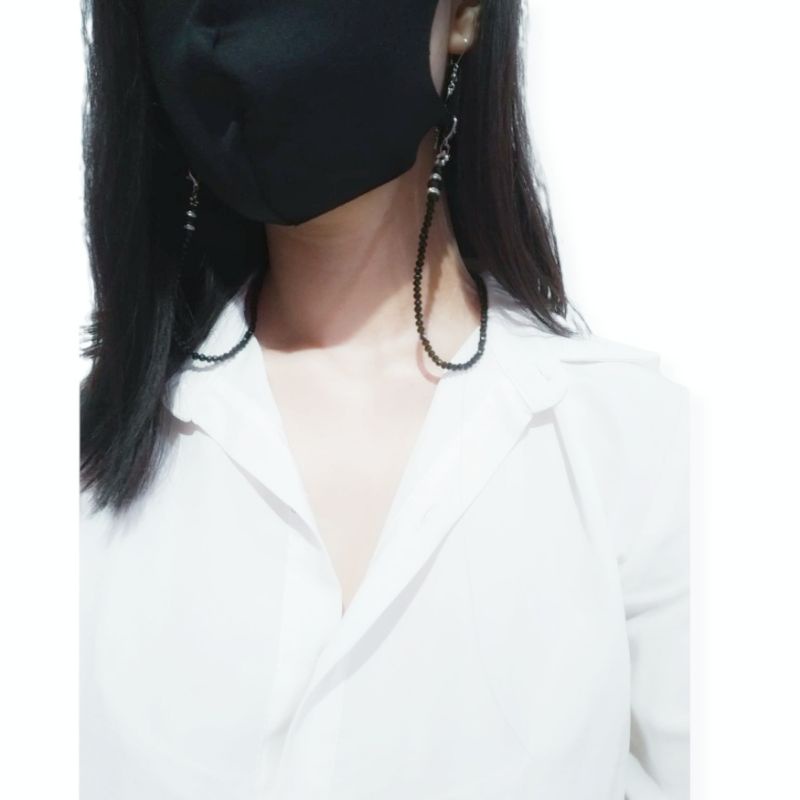 Kalung Masker Strap Kimberly Full Crystal Diamond Series Luxury Premium Gantungan Masker Hanging