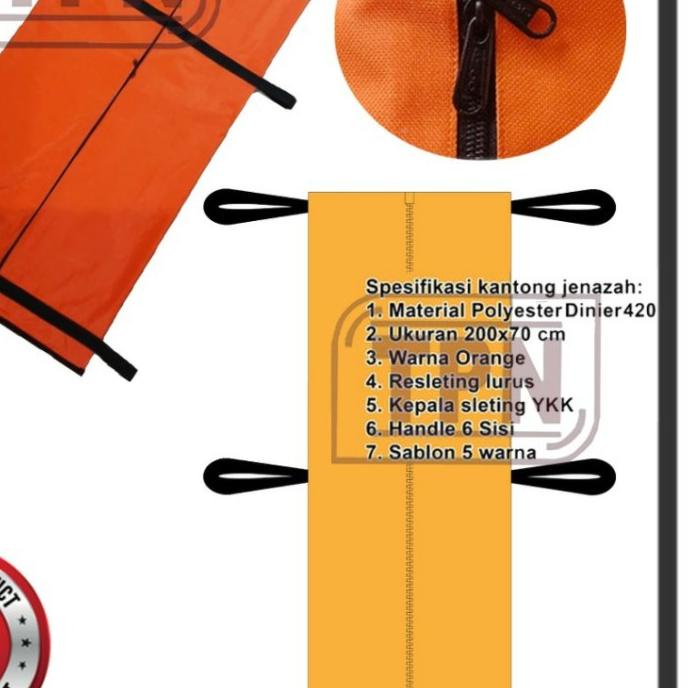 ✼ kantung jenazah kantong mayat waterproof zipper ykk 6 handle ☆