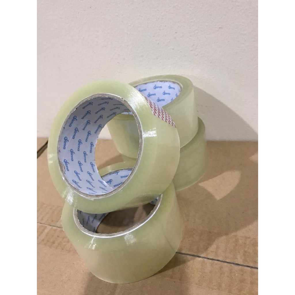 

Lakban murah bening 2 inch 45mm x 90yard (80mtr) 45 Micron kualitas super bagus
