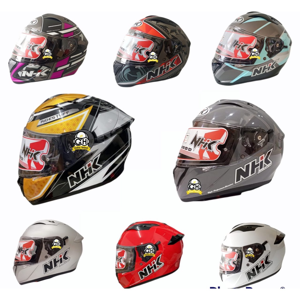 HELM NHK FULL FACE NHK GP PRIME FREE PINLOCK 70