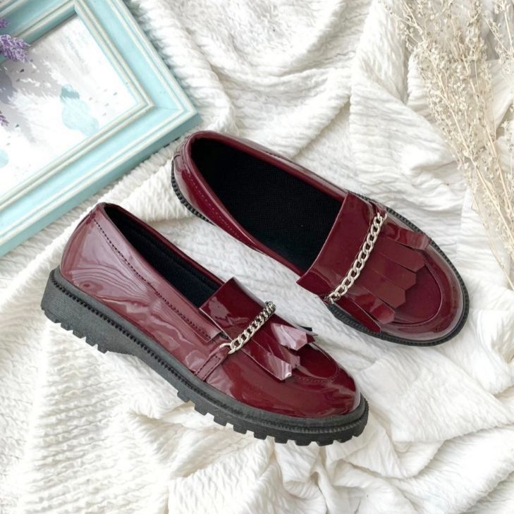 Sepatu Docmart Kalina / Sepatu Loafers Wanita / Sepatu Wanita