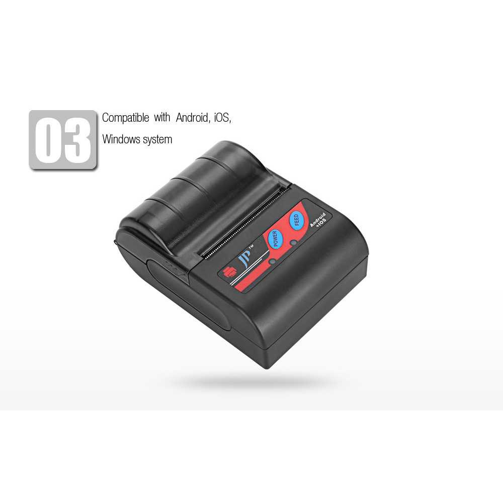 GOOJPRT POS Bluetooth Thermal Receipt Printer 58mm - MTP-II