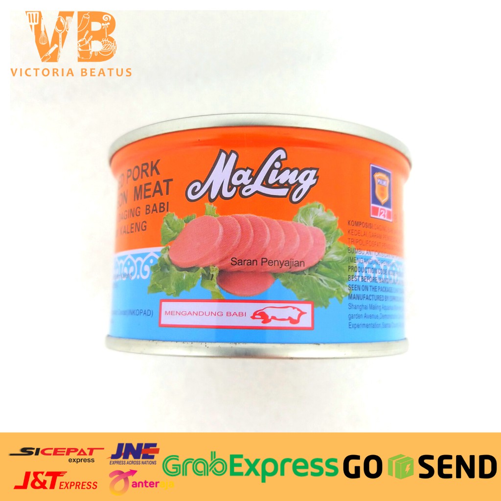 

MALING CANNED PORK LUNCHEON MEAT / LUNCHEON DAGING BABI DALAM KALENG 170G