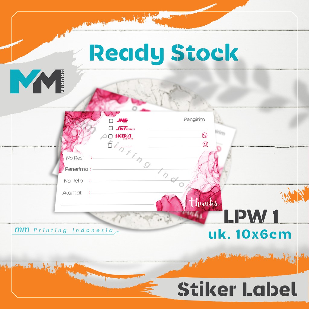 [50pcs]Label stiker pengiriman/Stiker label pengiriman/Label pengiriman/Stiker alamat/Label alamat