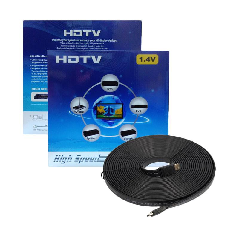 Kabel HDTV v1.4-15Meter Gepeng# CABLE HDmi v1.4-15M FLAT