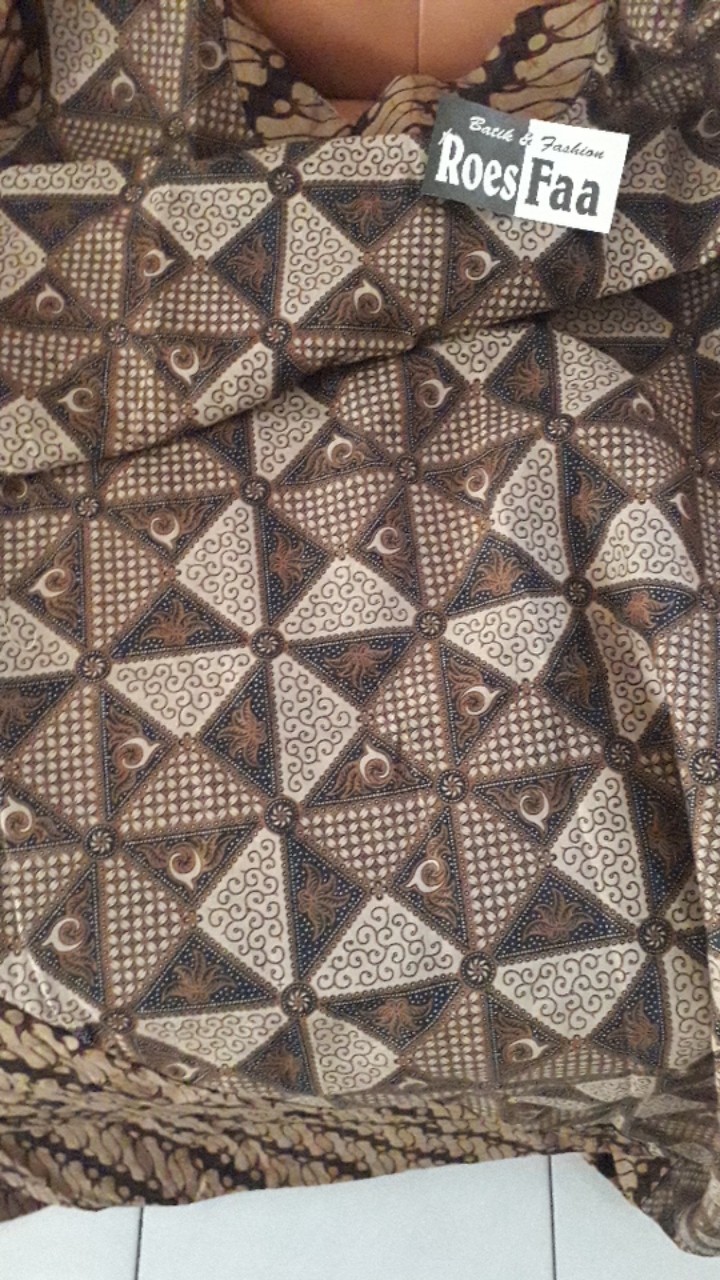 Gamis Kombi Genes #2 Baju Batik Kantoran Wanita Casual Formal Seragaman Kondangan Katun Halus