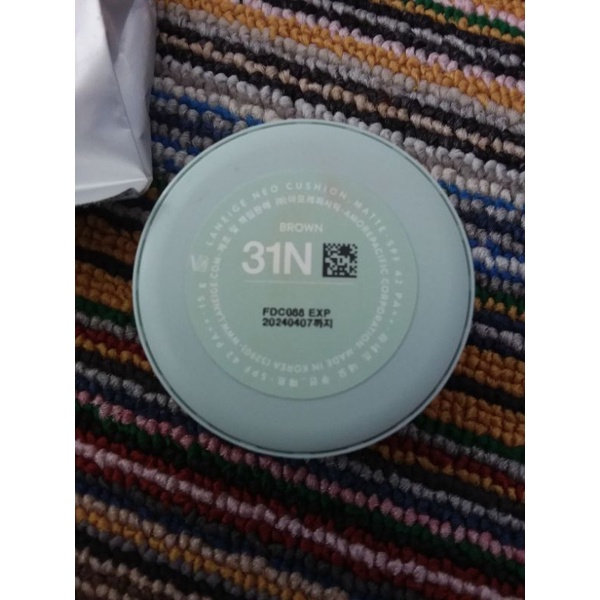 Laneige neo cushion matte shade 31N preloved