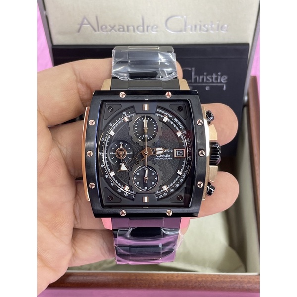 alexandre christie 6376mc pria black rosegold