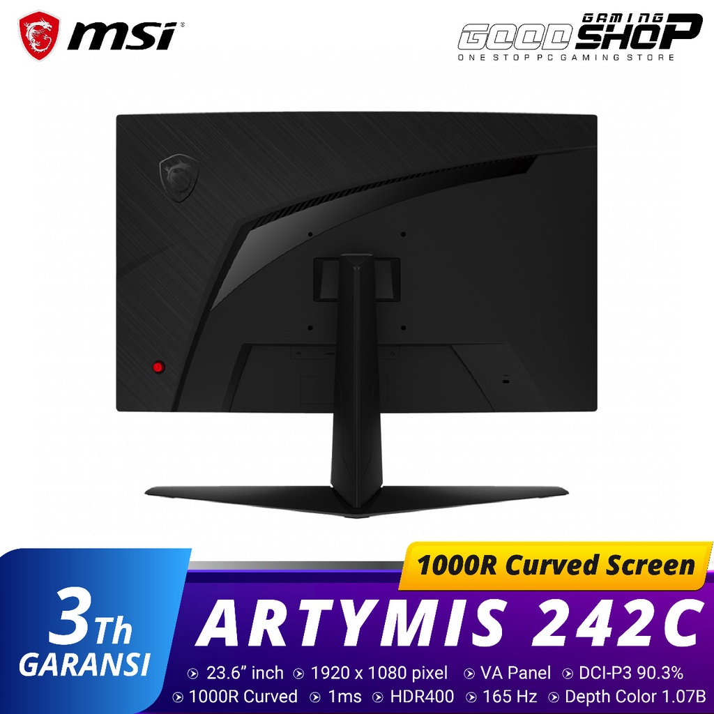 MSI MAG ARTYMIS 242C [1080p, 165Hz] - Gaming Monitor