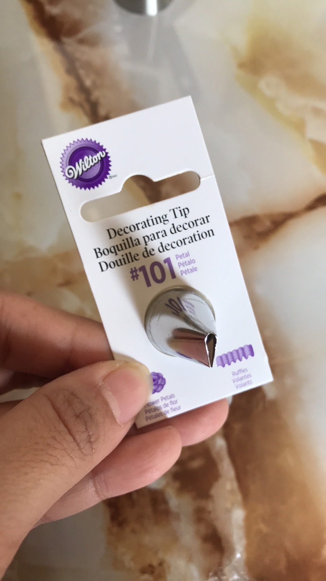 Spuit 101 Decorating Tip - Mawar - Petal - No. 101