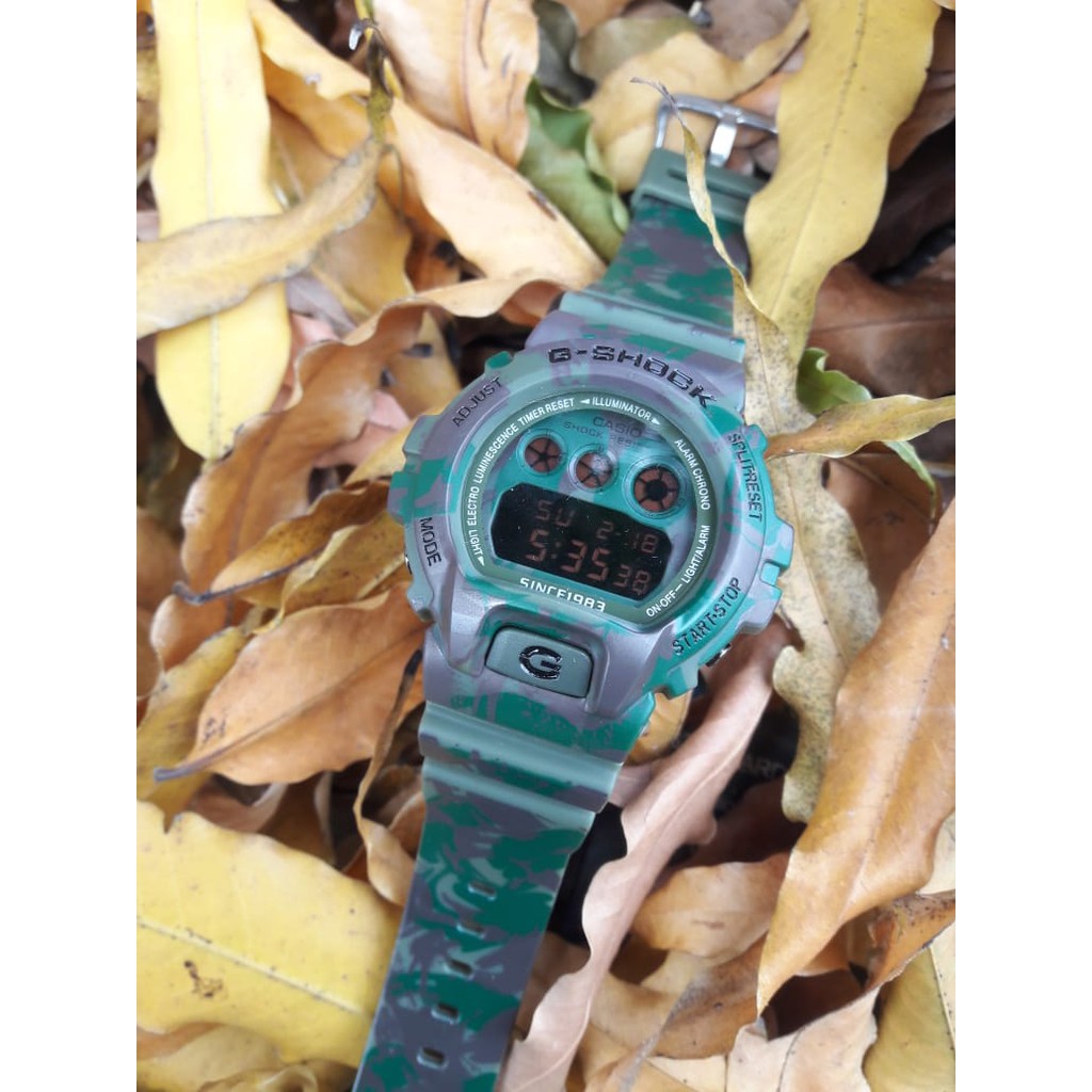 NEW ARMY !!! DW 6900 GSHOCK CASIO JAM TANGAN PRIA LORENG ARMY KEREN