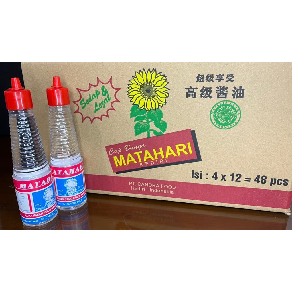 

CUKA 135ML CAP BUNGA MATAHARI (4 DZN = 48 PCS)