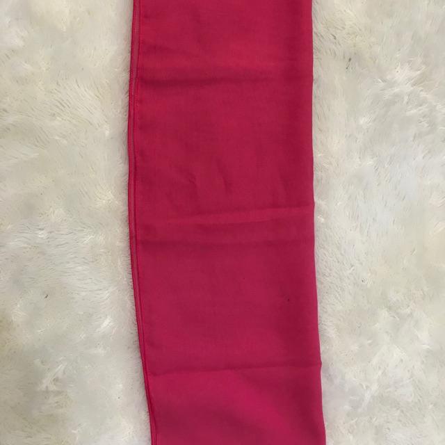 SELENDANG POLOS || SELENDANG KEBAYA || SELENDANG SHIFON || SELENDANG BALI-Pink fanta