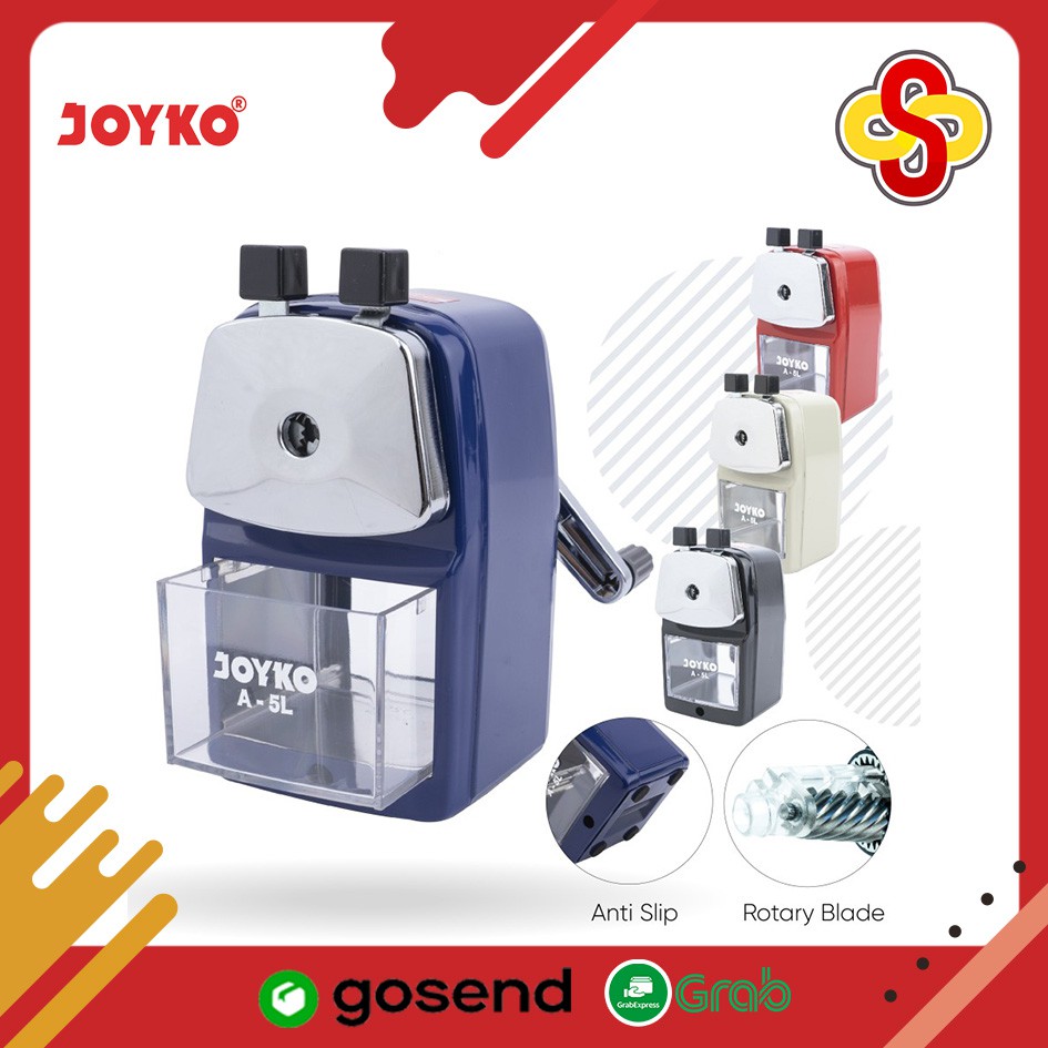 Rautan / Sharpener / Serutan Putar Joyko A-5L