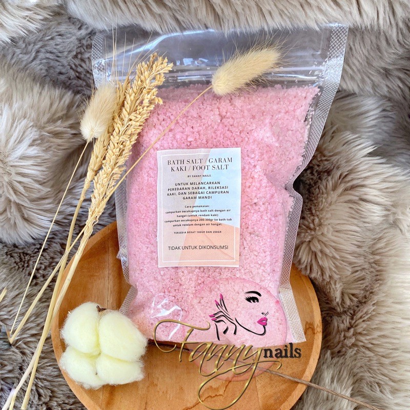 BATH SALT ORGANIC 1kg GARAM MANDI EPSOM SALT / foot spa salt garam rendam spa kaki penghilang bau kaki