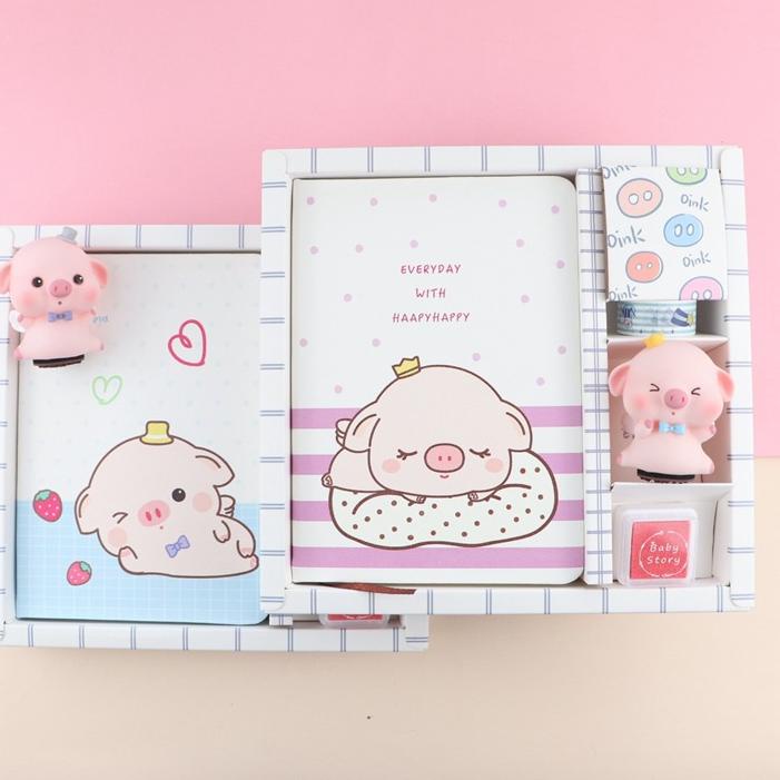 

Oke Price.. SET NOTEBOOK ATAU BUKU CATATAN + STAMP / NOTEBOOK IMPORT / BUKU CATATAN IMPORT MOTIF LUCU