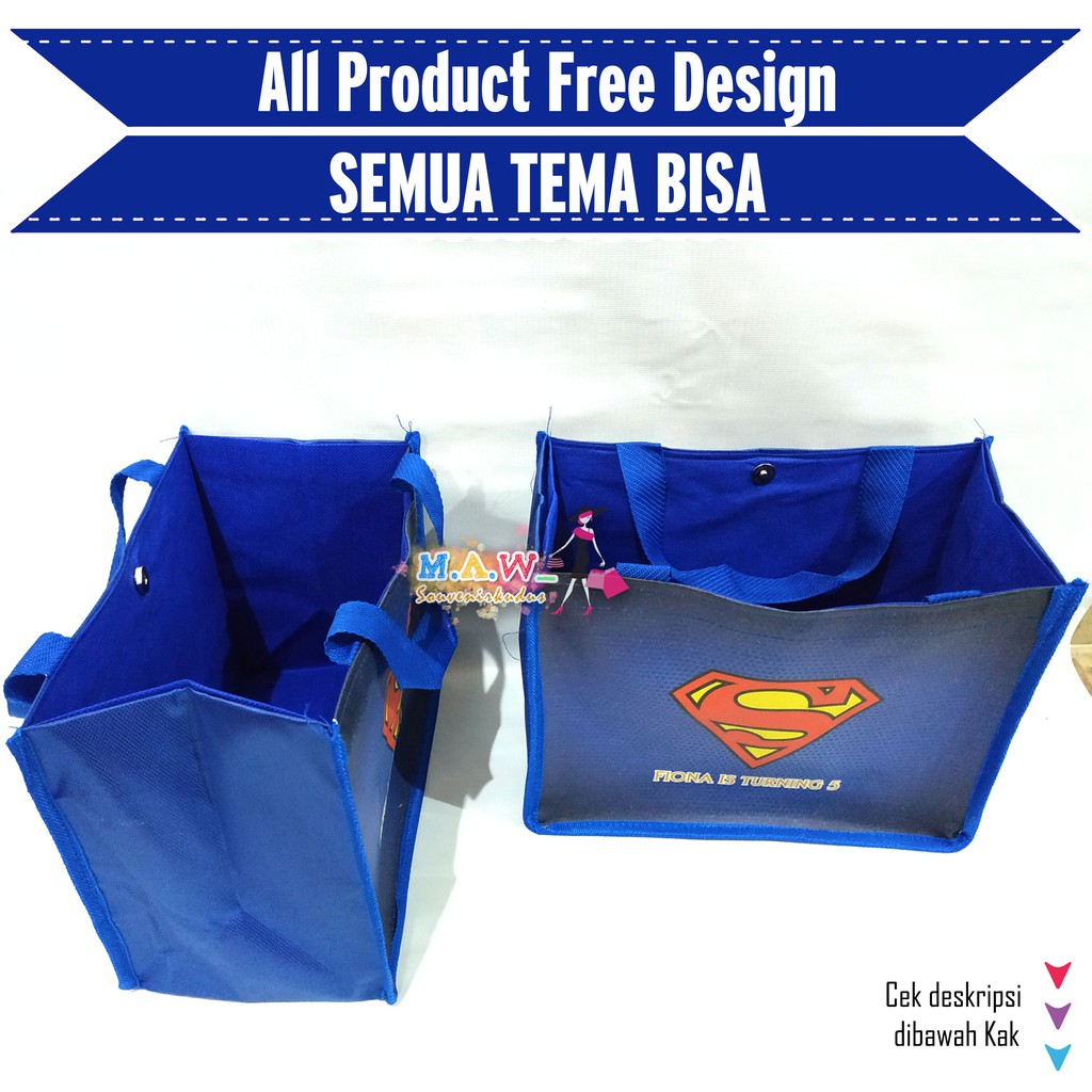 

Tas Souvenir Ulang Tahun / tas ultah / tas ulang tahun / Tas Souvenir / tas Promosi / Goodie Bag