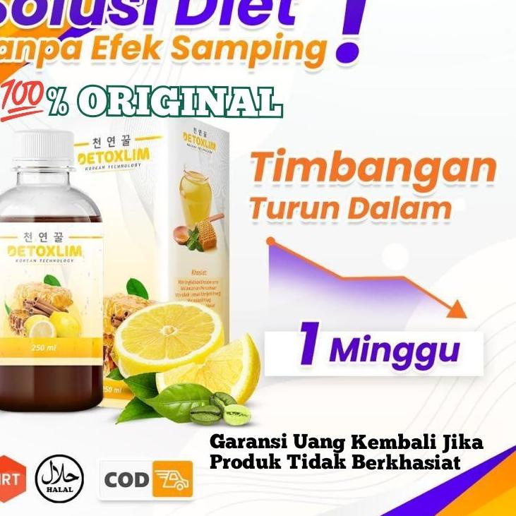 [QMY] Madu Diet Pelangsing Detoxlim Asli Original 100% Madu Detoslim Detoslim Madu penurun berat bad